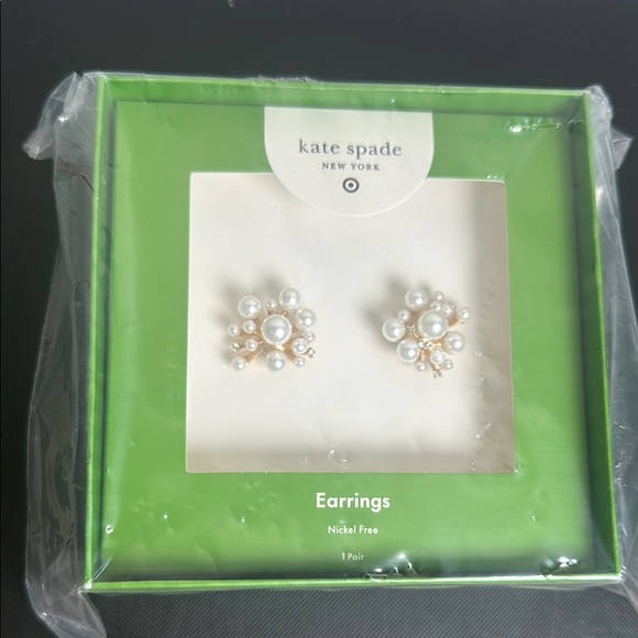 Kate Spade x Target Champagne & French Fries Bag and Earring Bundle *NEW*
